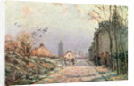 The Road, Effect of Winter, 1872 by Camille Pissarro