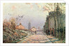 The Road, Effect of Winter, 1872 by Camille Pissarro