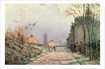 The Road, Effect of Winter, 1872 by Camille Pissarro