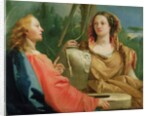 Christ and the Samaritan Woman by Giandomenico (1727-1804) Tiepolo