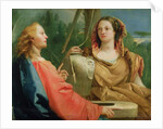 Christ and the Samaritan Woman by Giandomenico (1727-1804) Tiepolo