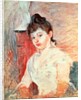 Young Girl in White by Berthe Morisot