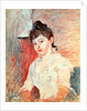 Young Girl in White by Berthe Morisot