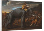 Hannibal Crossing the Alps on an Elephant by Nicolas Poussin