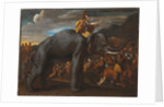 Hannibal Crossing the Alps on an Elephant by Nicolas Poussin