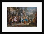 The Amazon Queen, Thalestris, in the camp of Alexander the Great by Johann Georg Platzer