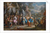 The Amazon Queen, Thalestris, in the camp of Alexander the Great by Johann Georg Platzer