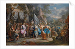 The Amazon Queen, Thalestris, in the camp of Alexander the Great by Johann Georg Platzer