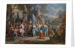 The Amazon Queen, Thalestris, in the camp of Alexander the Great by Johann Georg Platzer