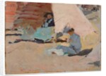 The Beach, Biarritz by Joaquin Sorolla y Bastida
