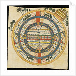 Jain Cosmic diagram, Jambudvpida, Bikaner by Indian School