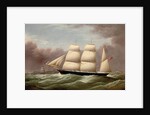 The Barque Alfred Hawley off the Skerries on her way into Liverpool, 1860 by G. Dell
