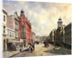 View of Queen Street, Auckland by Jacques Carabain
