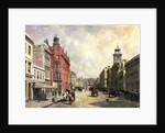View of Queen Street, Auckland by Jacques Carabain