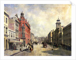 View of Queen Street, Auckland by Jacques Carabain
