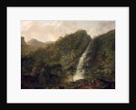 View of Powerscourt Waterfallon by George the Elder Barret