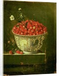Wild Strawberries in a Chinese Wanli Kraak porcelain bowl, 1704 by Adrian Coorte