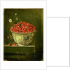 Wild Strawberries in a Chinese Wanli Kraak porcelain bowl, 1704 by Adrian Coorte