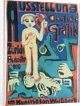 Austellung, Deutsche Grafik im Kunstsalon Wolfsberg, c.1921 by Ernst Ludwig Kirchner