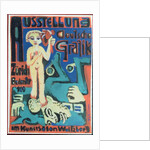 Austellung, Deutsche Grafik im Kunstsalon Wolfsberg, c.1921 by Ernst Ludwig Kirchner