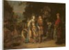 Isaac and Rebecca by the Well of Lahai-roi by Gerbrandt van den Eeckhout