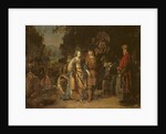 Isaac and Rebecca by the Well of Lahai-roi by Gerbrandt van den Eeckhout