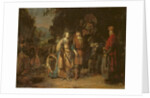 Isaac and Rebecca by the Well of Lahai-roi by Gerbrandt van den Eeckhout