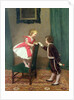 Miss Lily's First Flirtation, 1867 by James Haylar