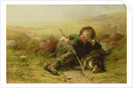 A Shepherd Boy and His Sheep Dog Neglecting Their Duty, 1851 by James John Hill