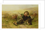A Shepherd Boy and His Sheep Dog Neglecting Their Duty, 1851 by James John Hill