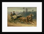 Madame Celestine Nichols Driving in Richmond Park with Her Grandchildren, 1879 by Adam Wray