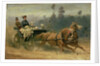 Madame Celestine Nichols Driving in Richmond Park with Her Grandchildren, 1879 by Adam Wray
