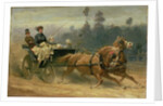 Madame Celestine Nichols Driving in Richmond Park with Her Grandchildren, 1879 by Adam Wray