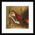 Countess Michael Karolyi, reclining in a divan, 1918 by John Quincy Adams