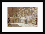 The Wailing Wall, in Jerusalem, 1872 by Charles Robertson