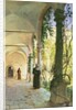 In the Cloisters of Santa Maria Jesus Monastery, in Taormina, 1885 by Peder Monsted