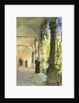 In the Cloisters of Santa Maria Jesus Monastery, in Taormina, 1885 by Peder Monsted