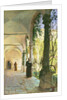 In the Cloisters of Santa Maria Jesus Monastery, in Taormina, 1885 by Peder Monsted