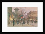 Porte Saint Denis by Eugene (1854-1941) Galien-Laloue