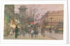 Porte Saint Denis by Eugene (1854-1941) Galien-Laloue