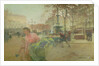 Place du Theatre Francais, in Paris, 1902 by Eugene Galien-Laloue