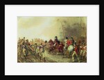 The Duke of Wellington on the Road to Quatre Bras, June 16th 1815 by Robert Alexander Hillingford