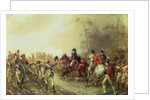 The Duke of Wellington on the Road to Quatre Bras, June 16th 1815 by Robert Alexander Hillingford