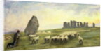 Returning Home, Stonehenge, Wiltshire, 1891 by Edgar Barclay