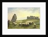 Returning Home, Stonehenge, Wiltshire, 1891 by Edgar Barclay