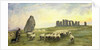 Returning Home, Stonehenge, Wiltshire, 1891 by Edgar Barclay