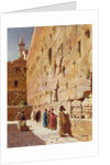At The Wailing Wall, 1873 by Charles Robertson
