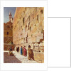 At The Wailing Wall, 1873 by Charles Robertson