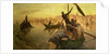 In Cairo: The Ferry From The Island of Gazirie on the Nile or Boulach the Port of Cairo by Joseph Farquharson