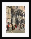 In the Piazzetta, Eighteenth Century, 1859-92 by William Logsdail